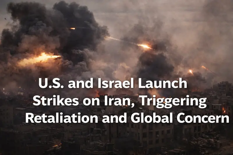 U.S. and Israel Launch Major Strikes on Iran, Triggering Retaliation and Global Concern