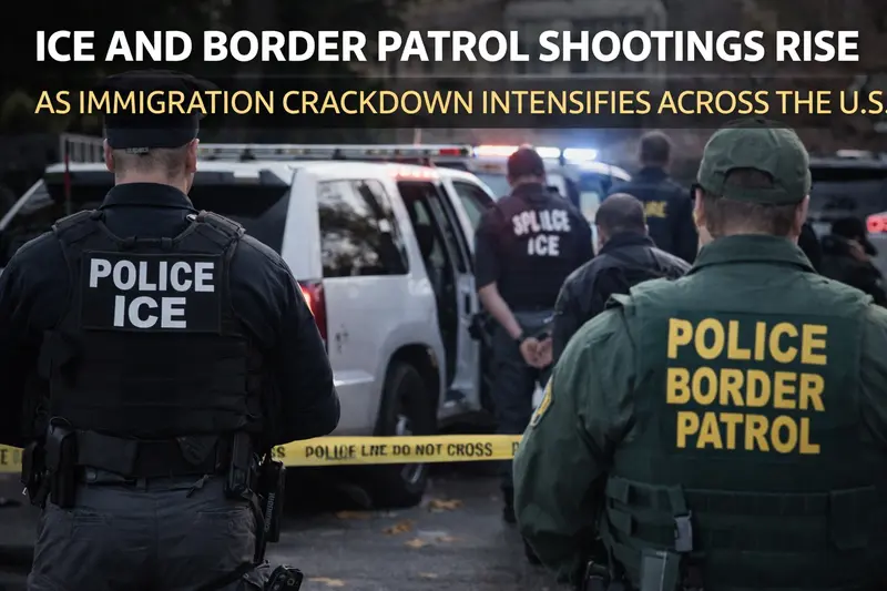 ICE and Border Patrol Shootings Rise as Immigration Crackdown Intensifies Across the U.S.
