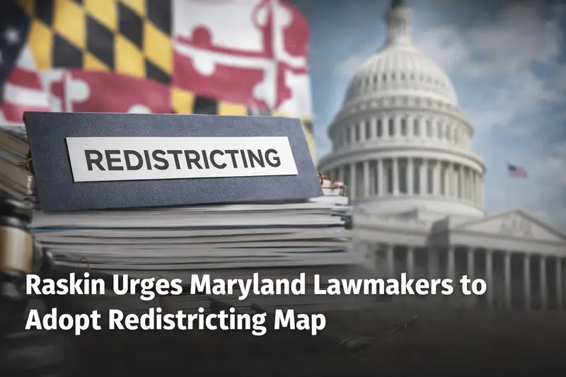 Raskin Urges Maryland Lawmakers to Advance Redistricting Map as Senate President Resists