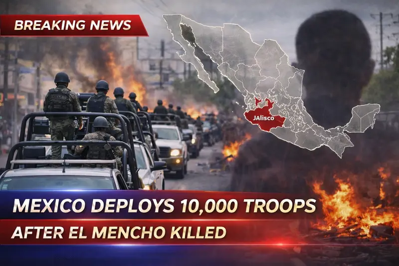 El Mencho Killed: Mexico Deploys 10,000 Troops as CJNG Retaliates Nationwide