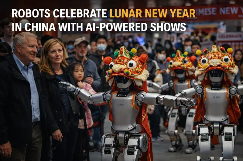 Robots Join Lunar New Year Celebrations in China with AI-Powered Performances
