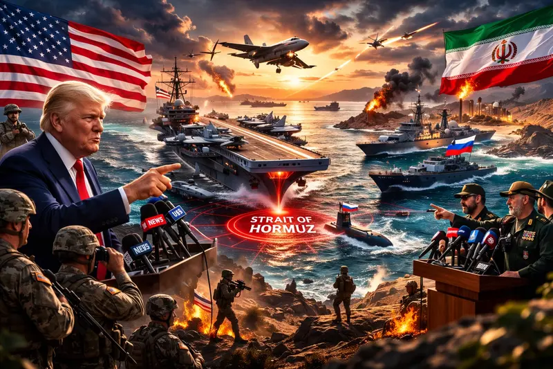 US Escalates Military Pressure as Iran and Russia Announce Naval Drills