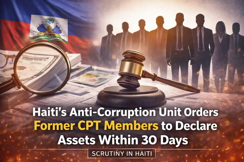 Haiti’s Anti-Corruption Unit Orders Former CPT Members to Declare Assets Within 30 Days