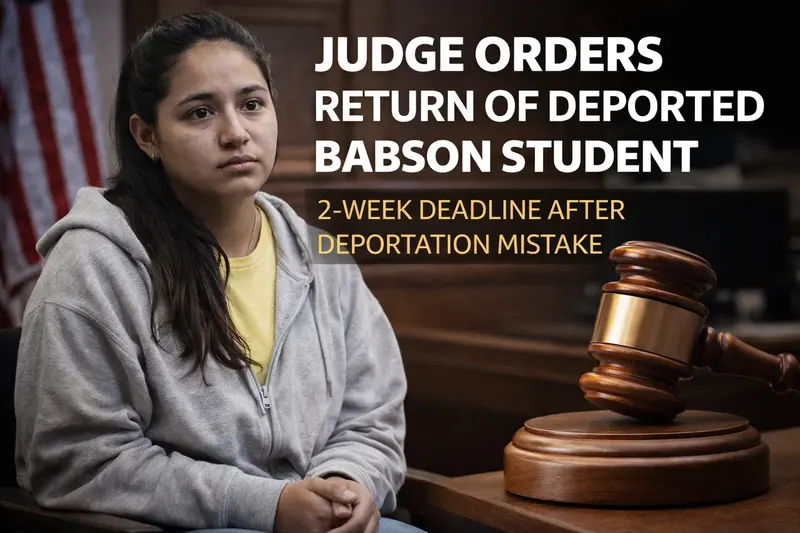 Federal Judge Orders U.S. Government to Return Deported Babson College Student Within Two Weeks