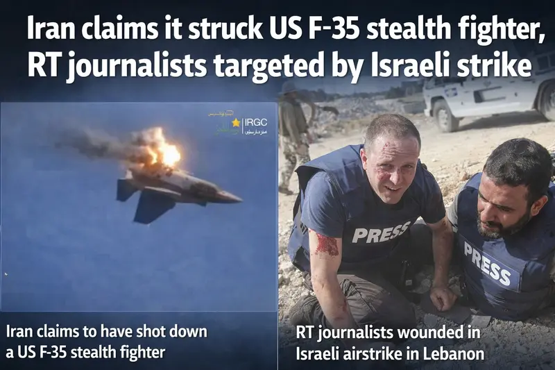 Iran claims strike on US F-35 as journalists injured in Lebanon escalation