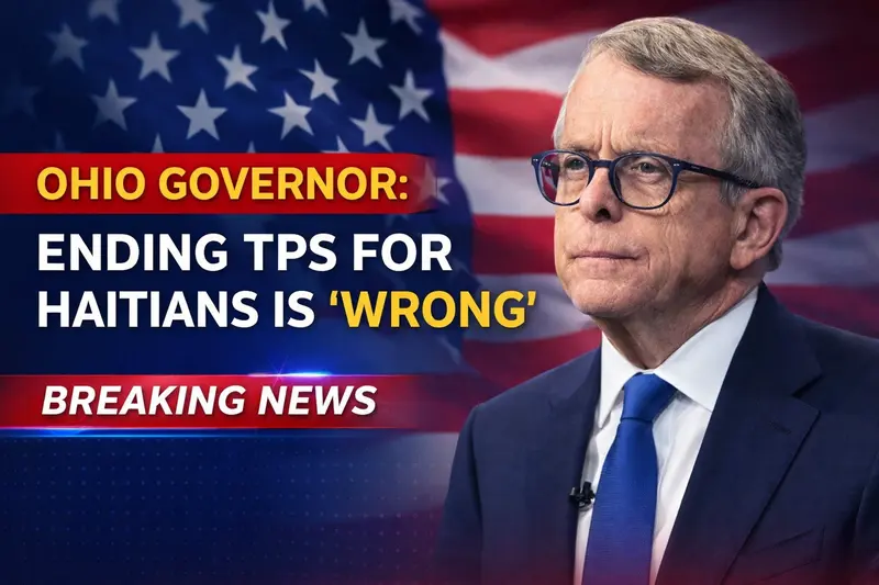 Governor Mike DeWine  Says Trump’s Push to End TPS for Haitians Is “Wrong”