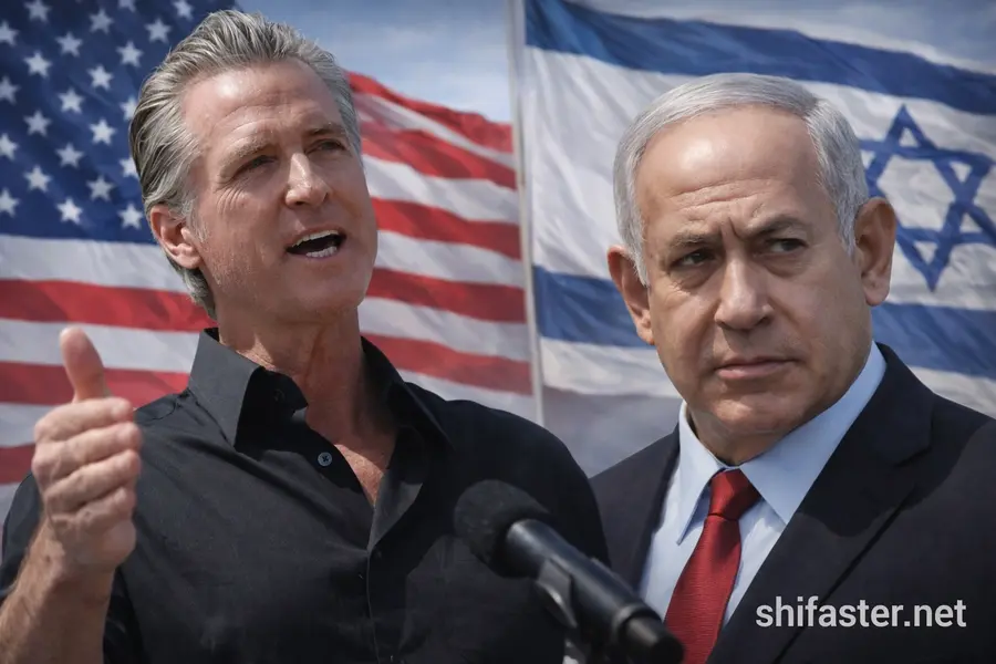 Newsom Questions U.S. Alliance With Israel, Suggests Country Is Becoming an ‘Apartheid State